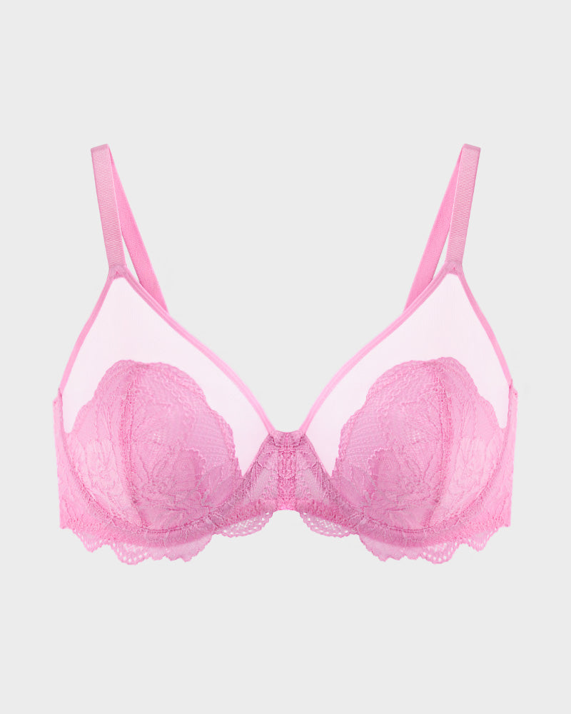 Full Coverage Lace Minimizer Bra - FirmaLace