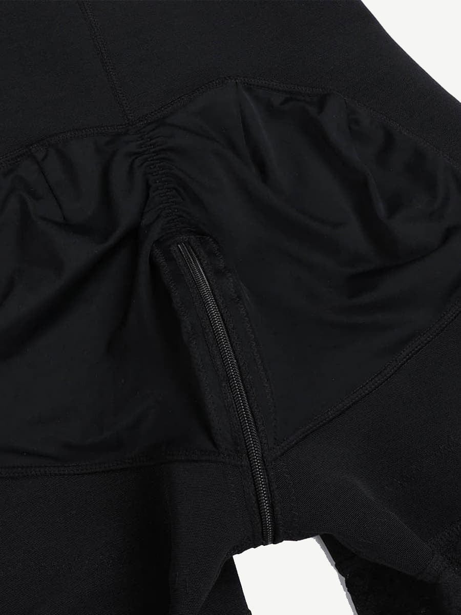 Big Size Lace Trim Postoperative Full Body Shaper - FirmaHold