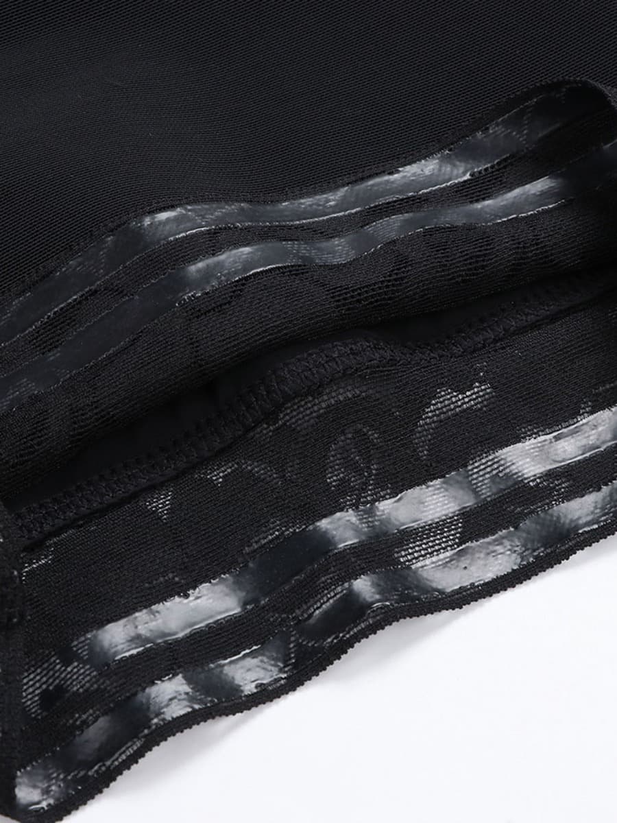 Big Size Lace Trim Postoperative Full Body Shaper - FirmaHold