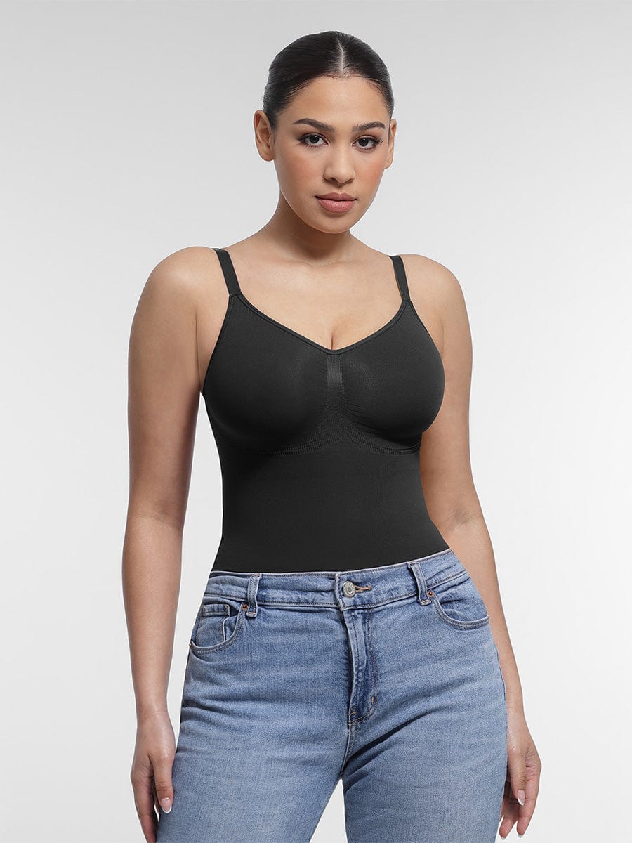 Seamless Chest Support Waist Control Shapewear Bodysuit - FirmaSculpt