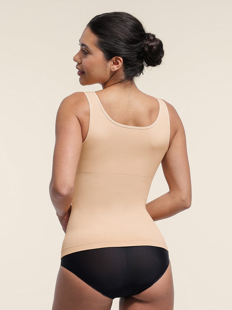Seamless Bust Support Waist & Abdomen Control Shape Tank Top - FirmaActive