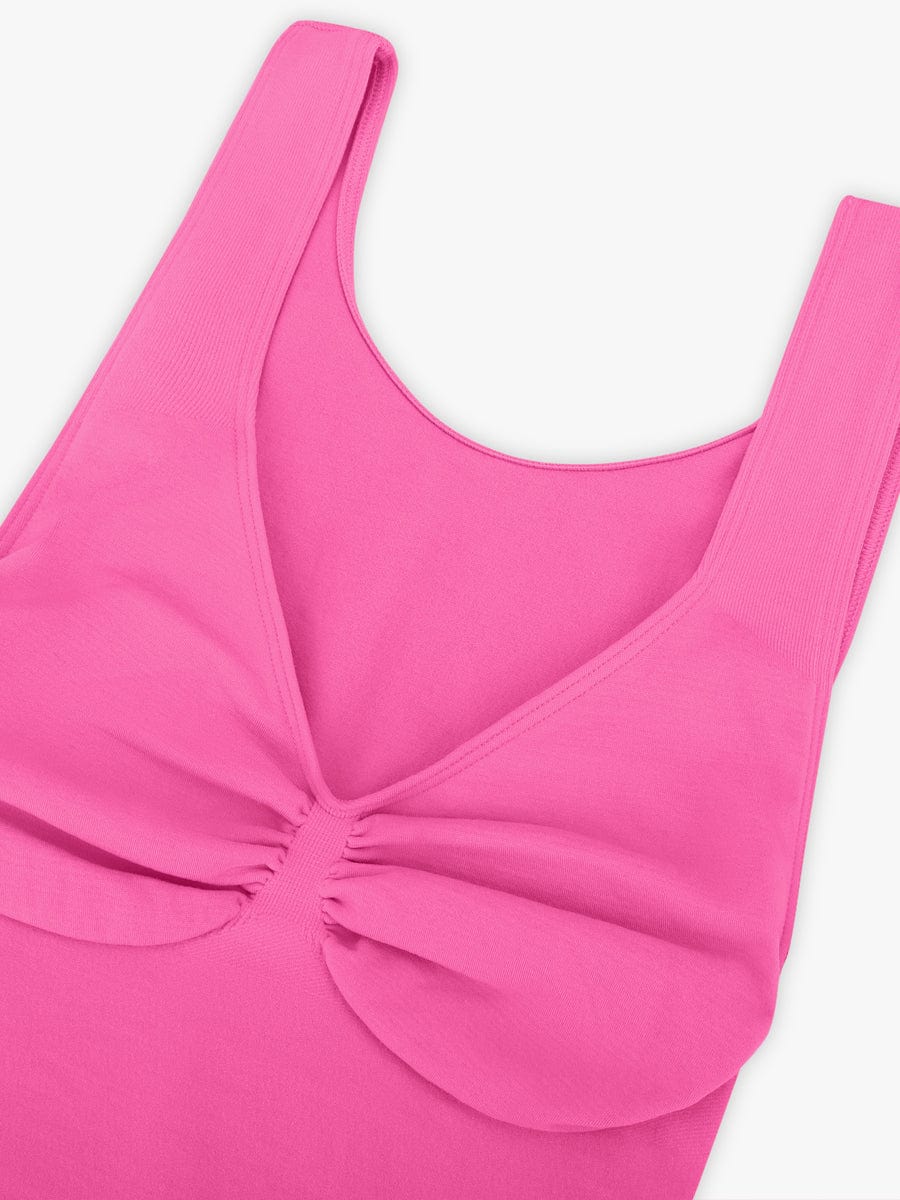 Seamless Bust Support Waist and Abdomen Control Thong Bodysuit - FirmaSculpt