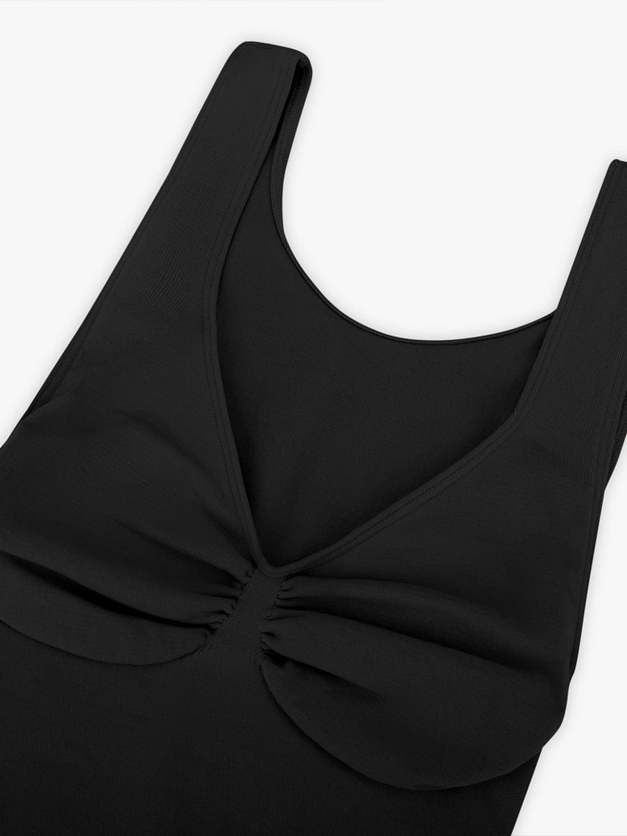 Seamless Bust Support Waist and Abdomen Control Thong Bodysuit - FirmaSculpt