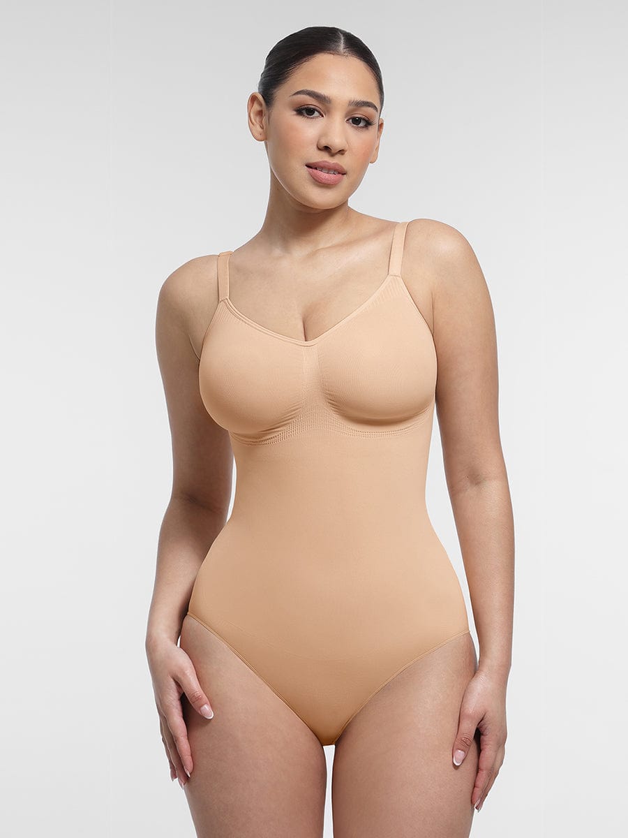 Seamless Chest Support Waist Control Shapewear Bodysuit - FirmaSculpt