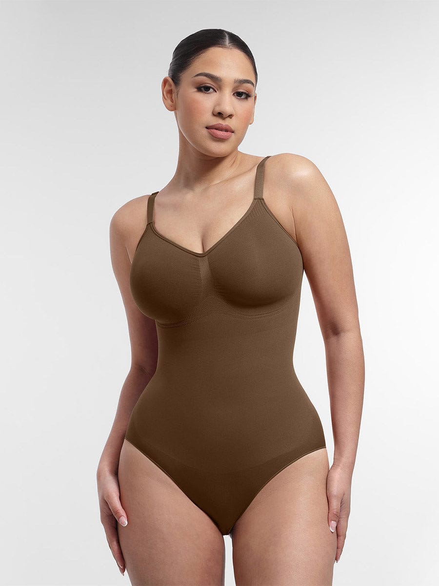 Seamless Chest Support Waist Control Shapewear Bodysuit - FirmaSculpt