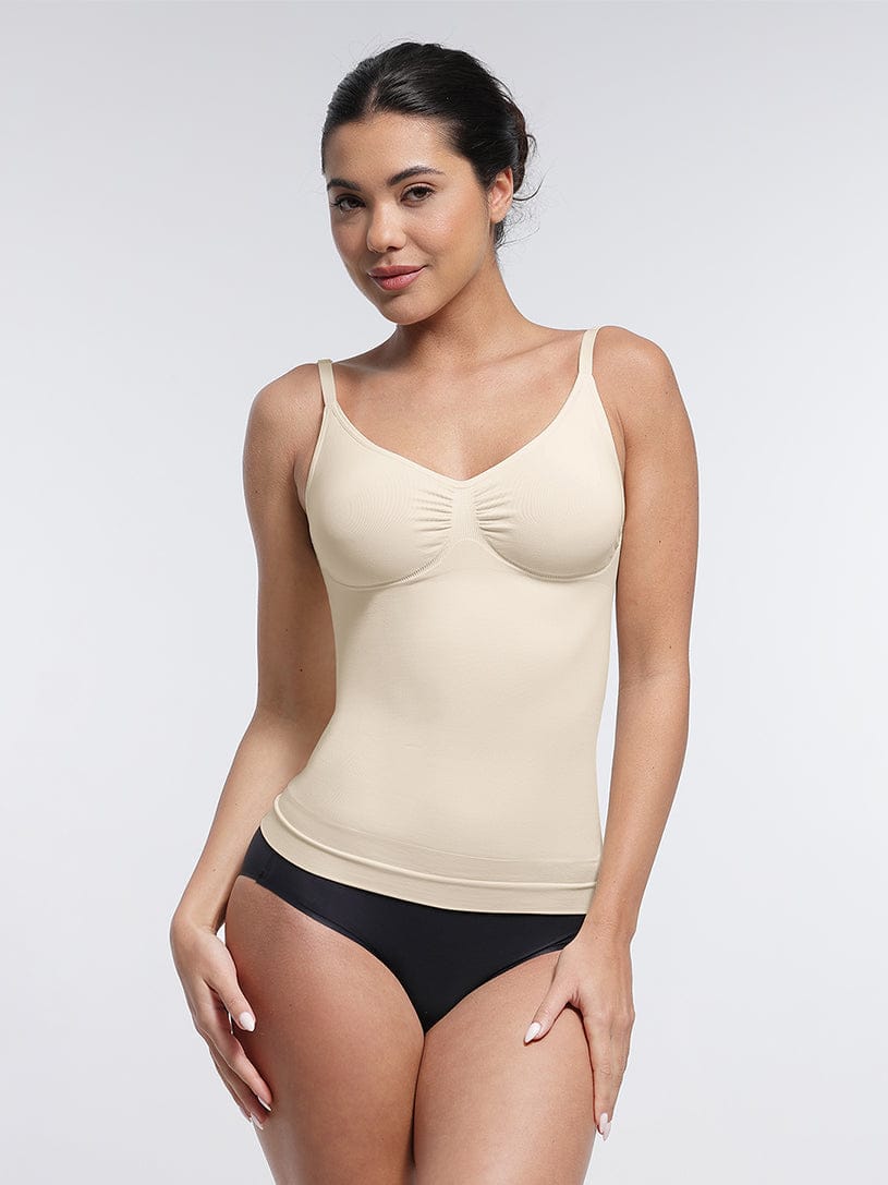 Seamless Bust Support Waist and Abdomen Control Shape Tank Top - FirmaHold