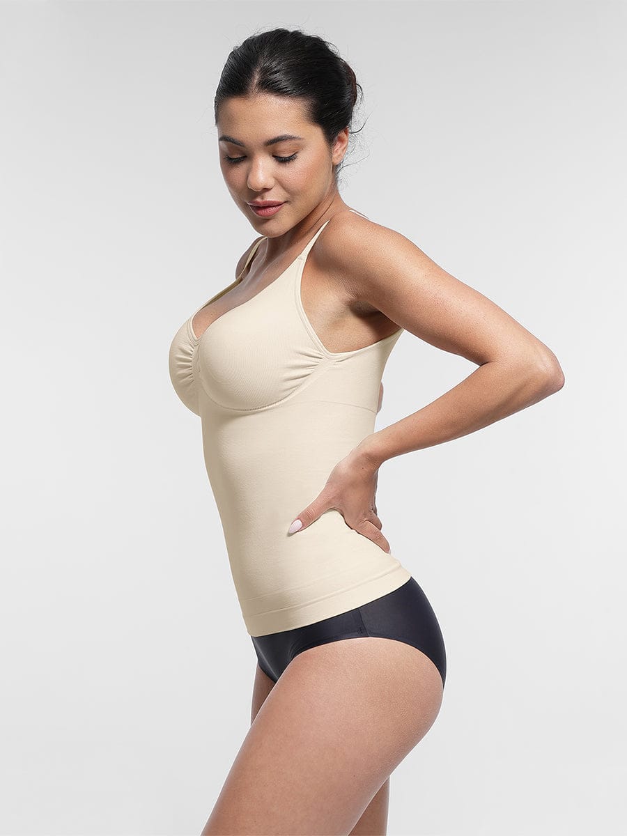 Seamless Bust Support Waist and Abdomen Control Shape Tank Top - FirmaHold
