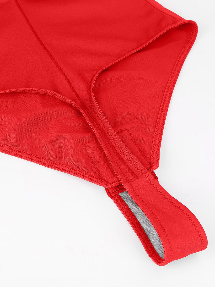 One Piece Underwire Strapless Waist And Abdomen Shaping Thong Bodysuit - FirmaHold