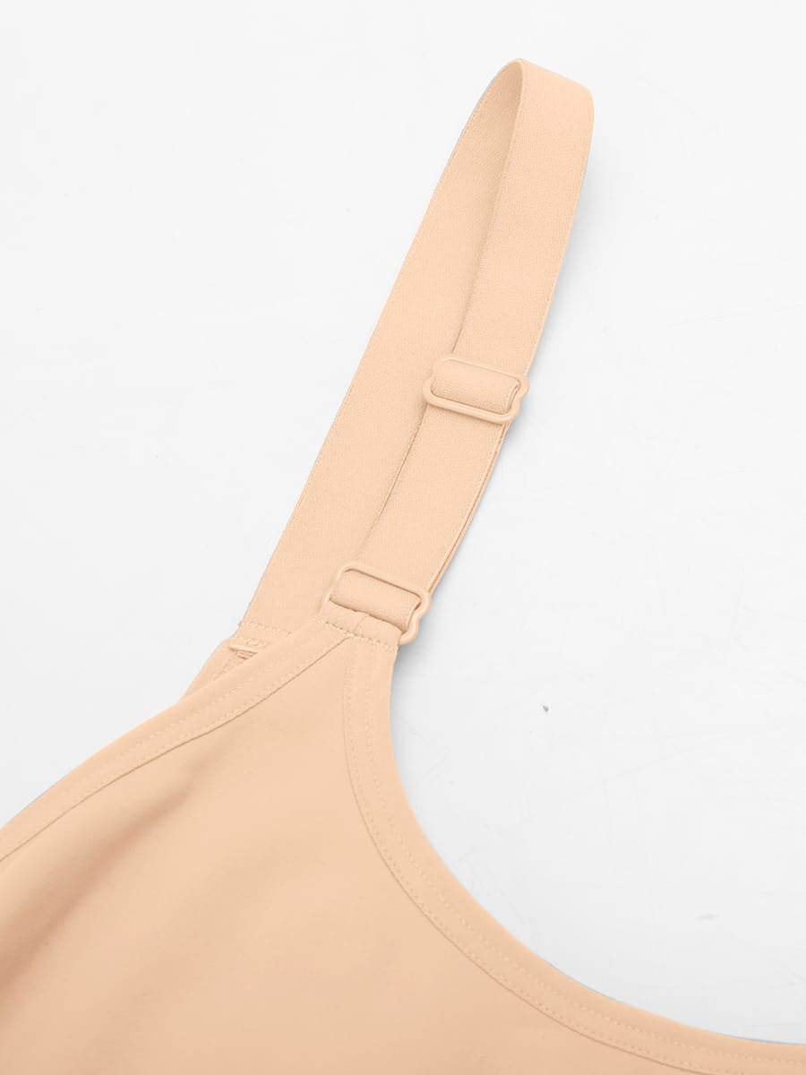 Invisible Zip Seamless Shapewear Bodysuit with Tummy Control & Butt Lifting Adjustable Straps - FirmaSculpt