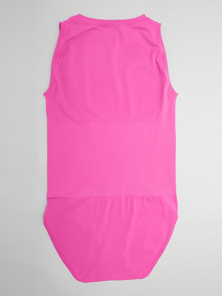 Seamless Buttery Soft Tummy Control Bodysuit Crew Neck - FirmaSoft