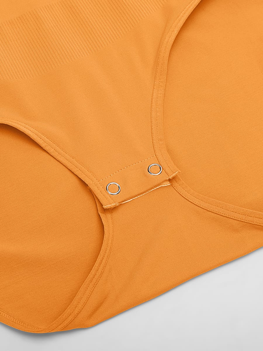 Seamless Buttery Soft Tummy Control Bodysuit Crew Neck - FirmaSoft