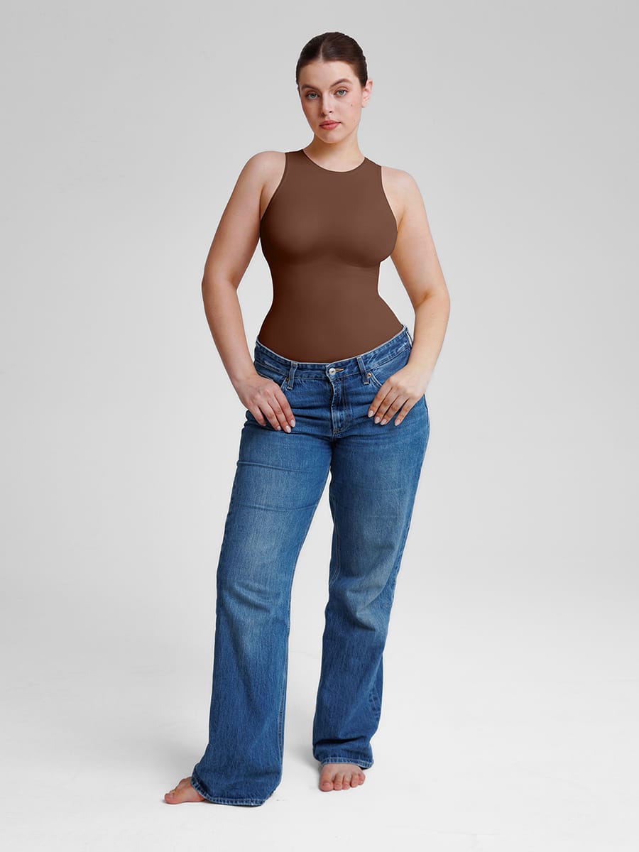 Eco-Friendly Seamless Shaping Bodysuit with Tummy Control - FirmaSmooth