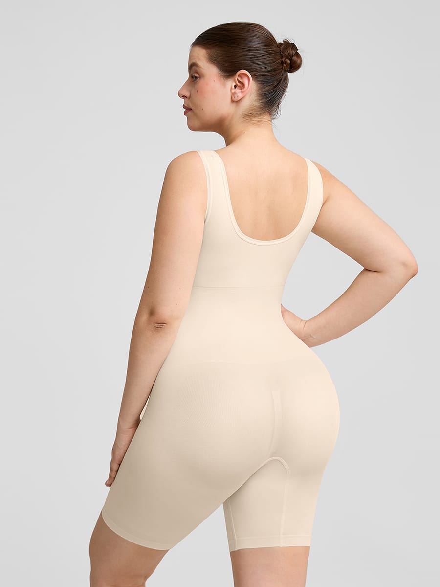 Eco-friendly Seamless Outerwear Jumpsuit Shapewear - FirmaActive