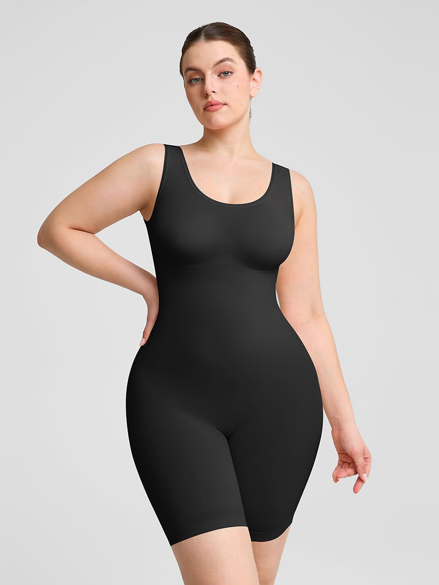 Eco-friendly Seamless Outerwear Jumpsuit Shapewear - FirmaActive