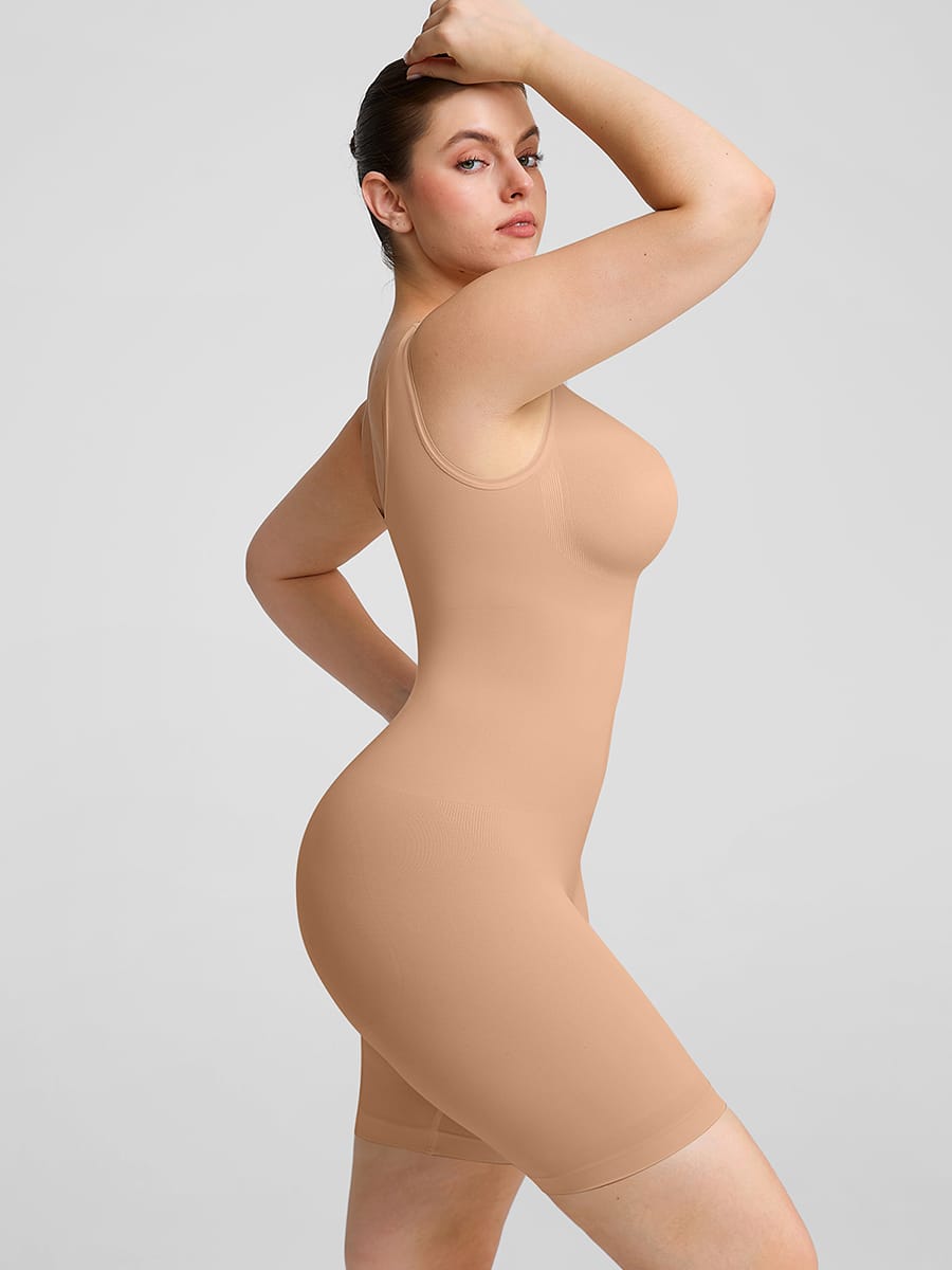Eco-friendly Seamless Outerwear Jumpsuit Shapewear - FirmaActive