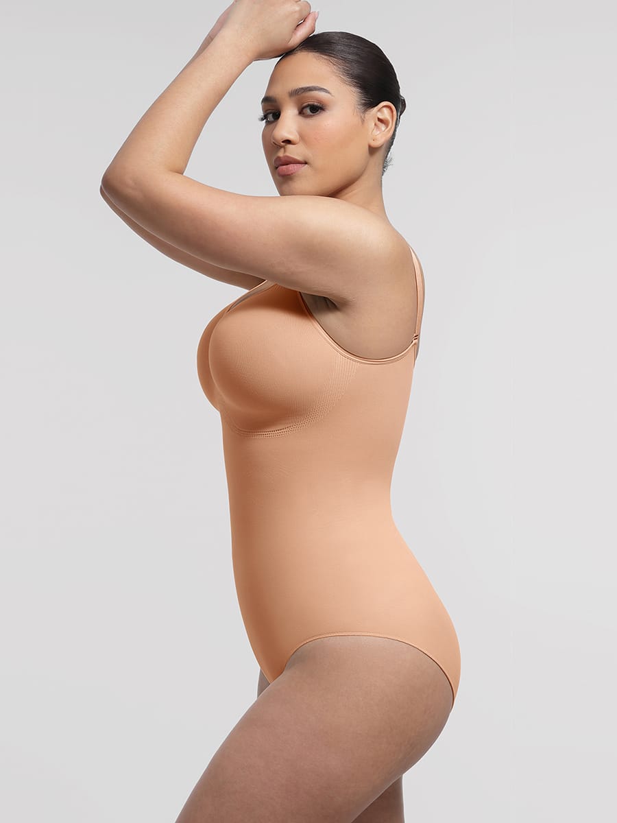 Seamless Chest Support Waist Control Shapewear Bodysuit - FirmaSculpt