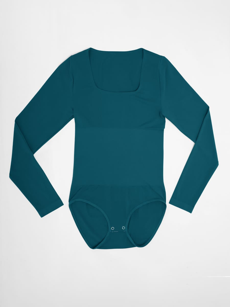 Seamless Butter Soft Scoop Neck Tummy Control Shaping Bodysuit - FirmaSoft