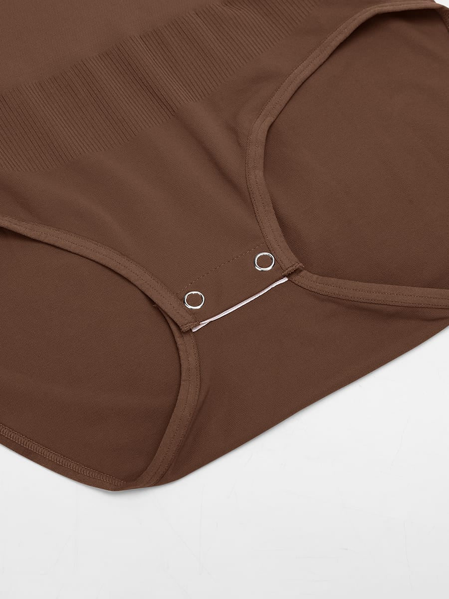 Seamless Butter Soft Scoop Neck Tummy Control Shaping Bodysuit - FirmaSoft