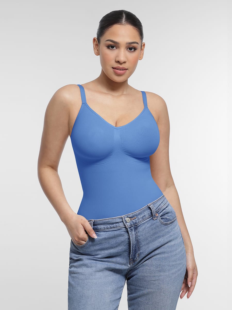 Seamless Chest Support Waist Control Shapewear Bodysuit - FirmaSculpt