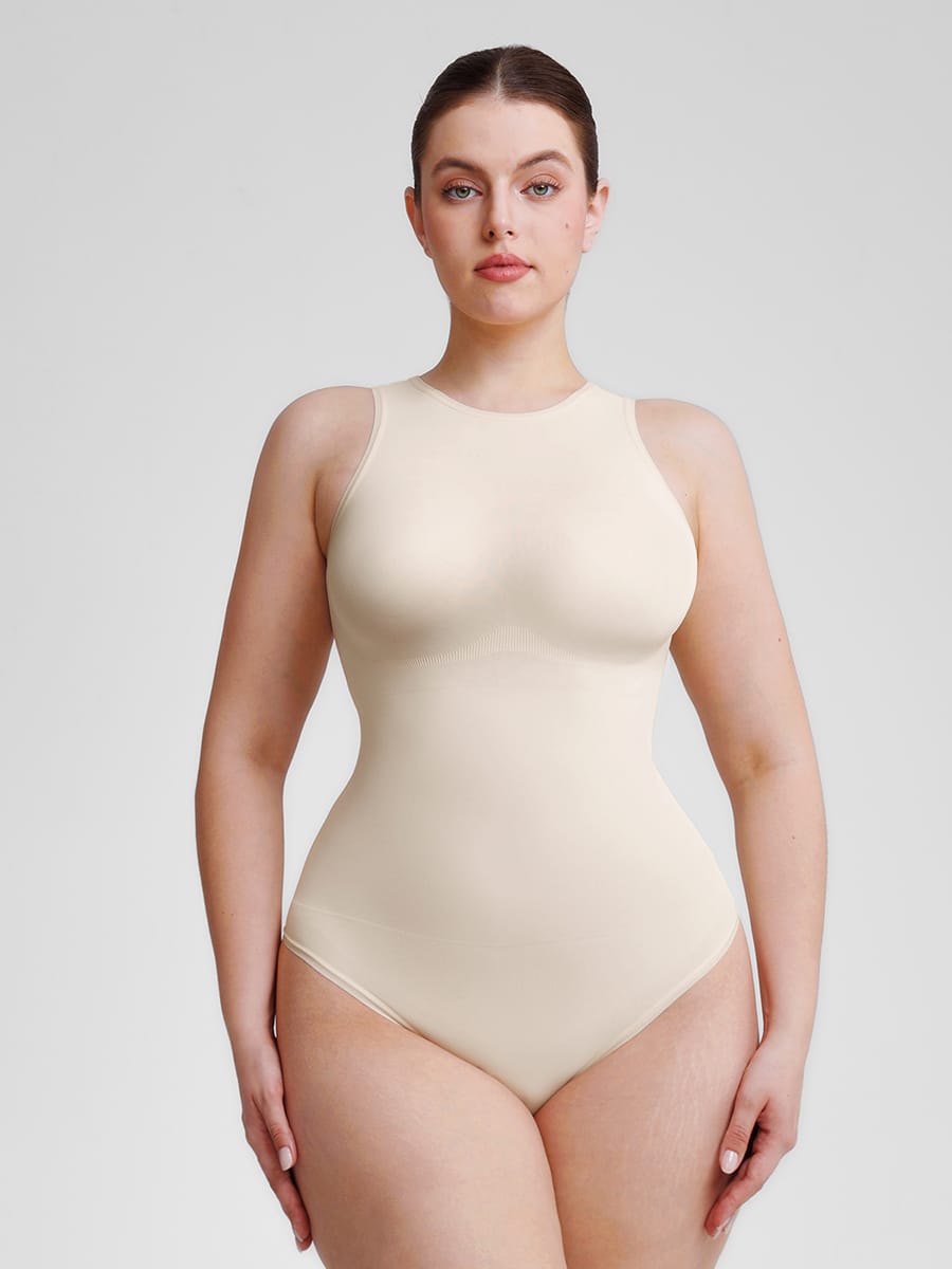 Eco-Friendly Seamless Shaping Bodysuit with Tummy Control - FirmaSmooth