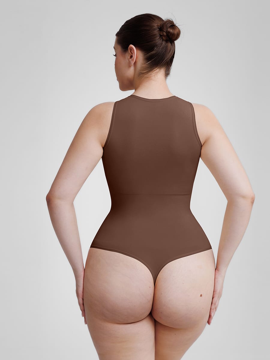 Eco-Friendly Seamless Shaping Bodysuit with Tummy Control - FirmaSmooth