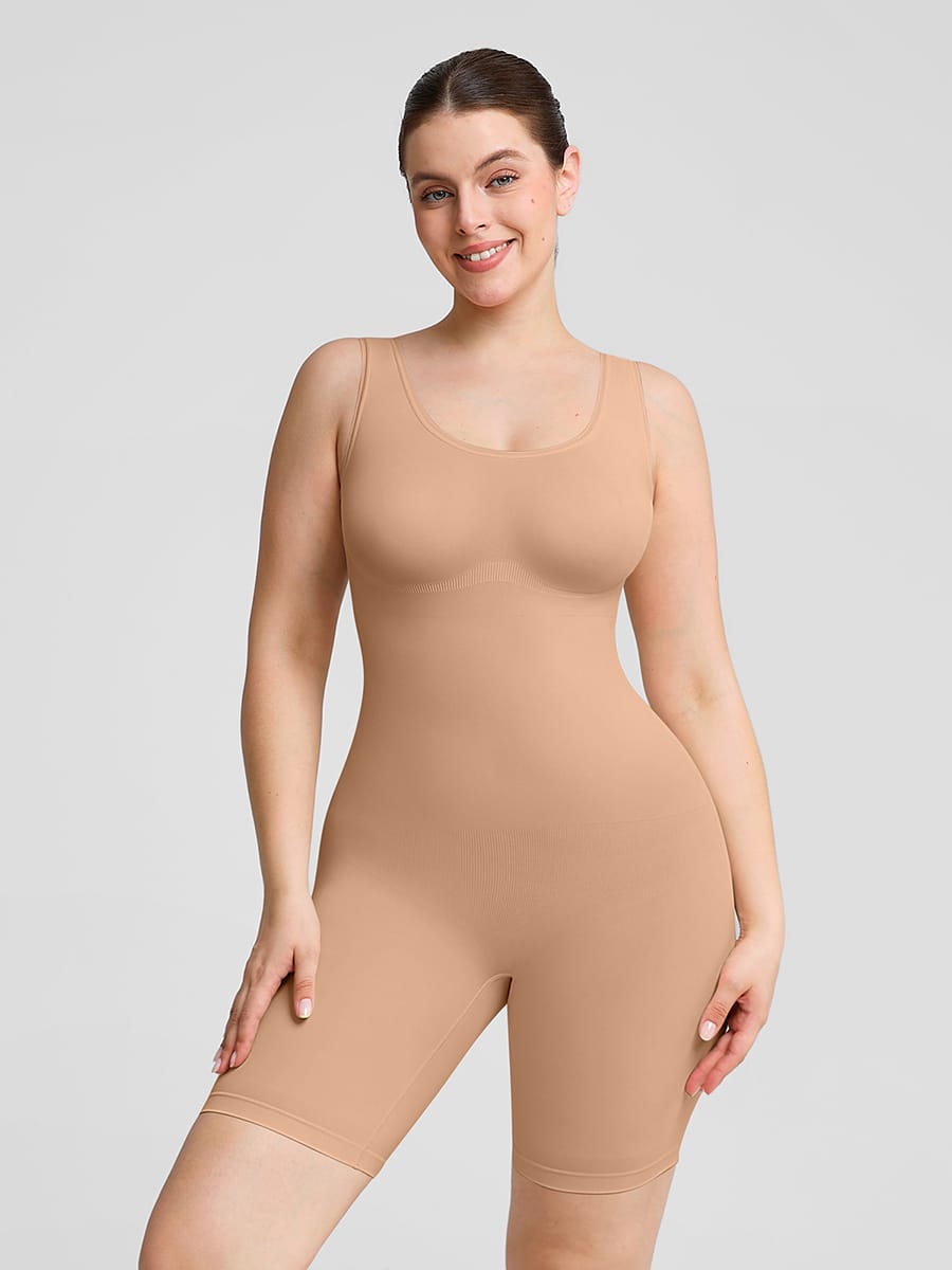 Eco-friendly Seamless Outerwear Jumpsuit Shapewear - FirmaActive