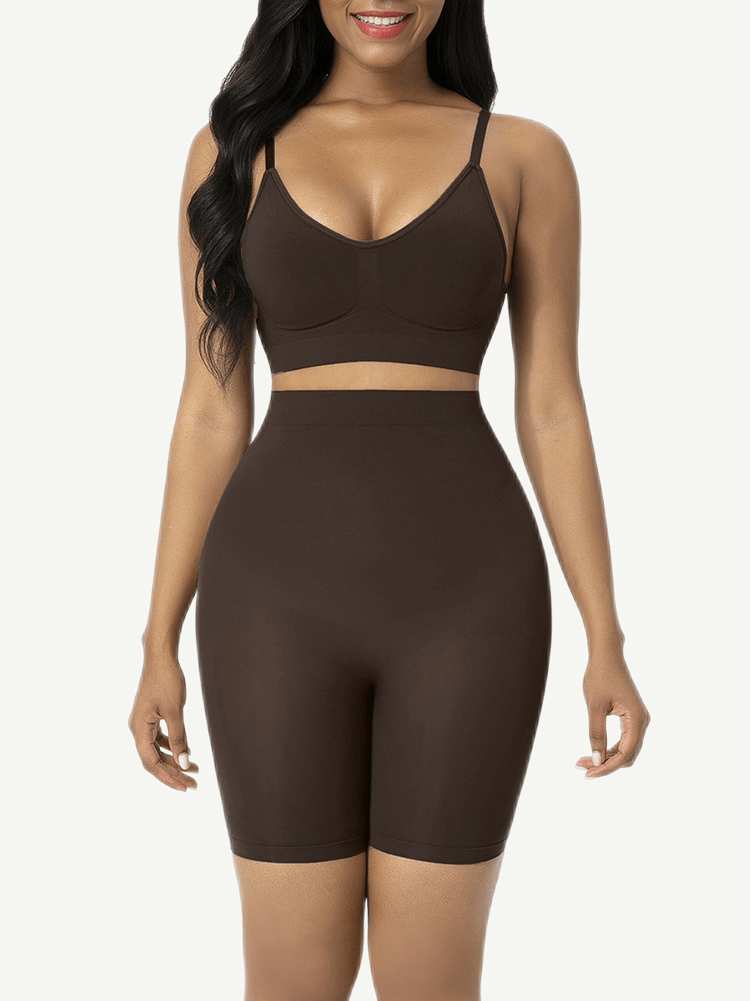 Seamless High Waist Butt Lifter Shapewear Shorts Slimmer - FirmaSculpt