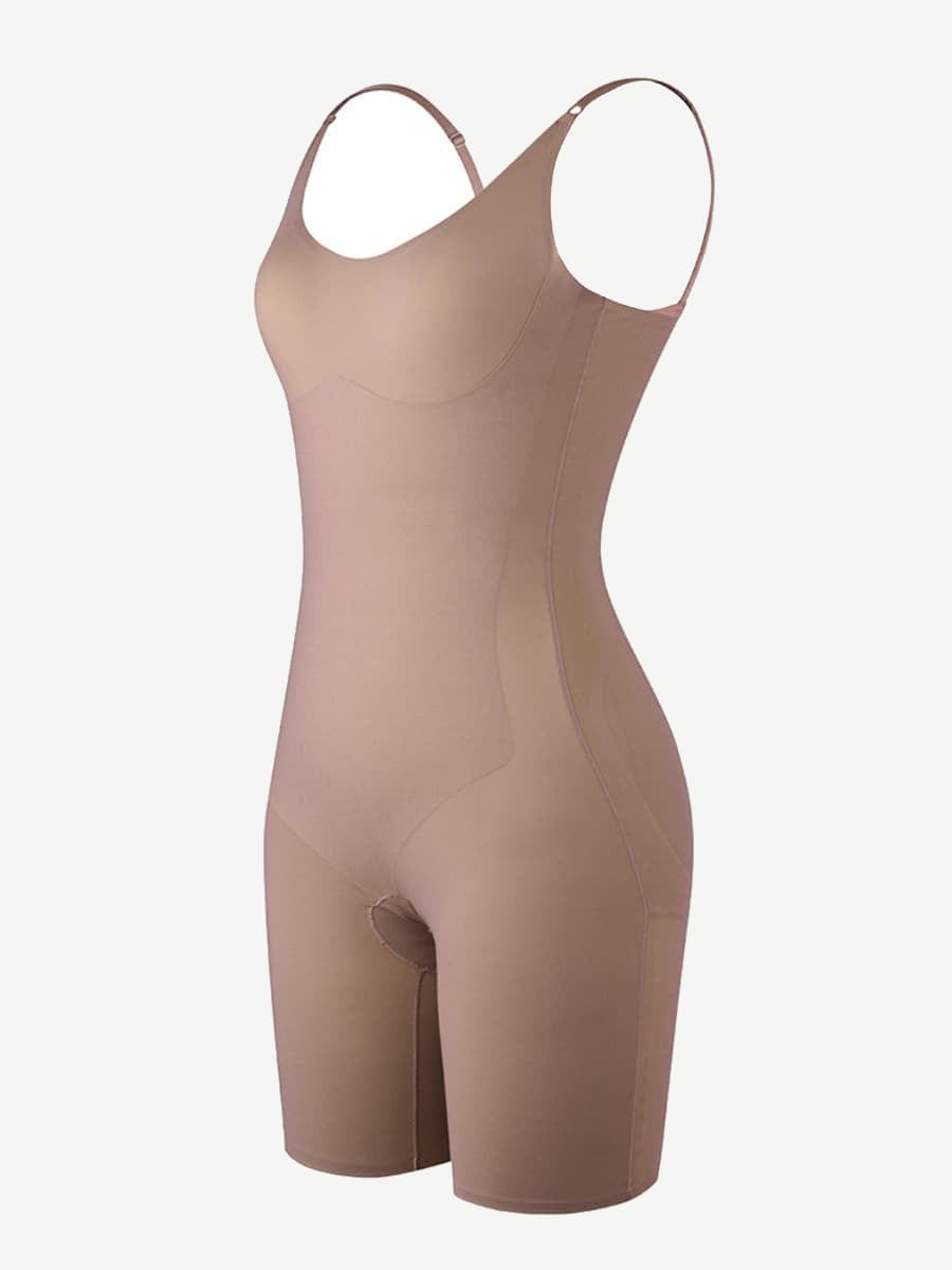 Lightweight Adjustable Straps Big Size Seamless Tummy Control Body Shaper - FirmaBreeze