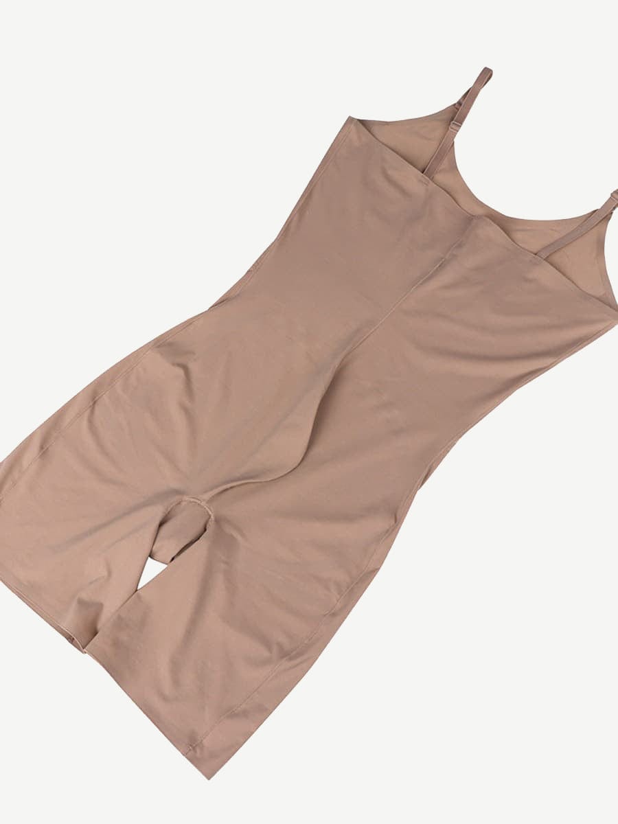 Lightweight Adjustable Straps Big Size Seamless Tummy Control Body Shaper - FirmaBreeze