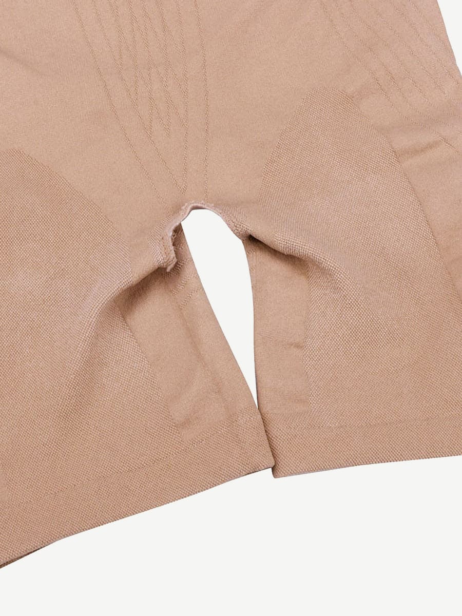 High Waisted Black Seamless Shapewear with Bra Clips for Firm Support - FirmaHold