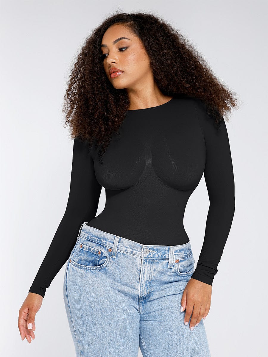 Seamless Bust Support Waist Cinching Tummy Control Bodysuit - FirmaSculpt