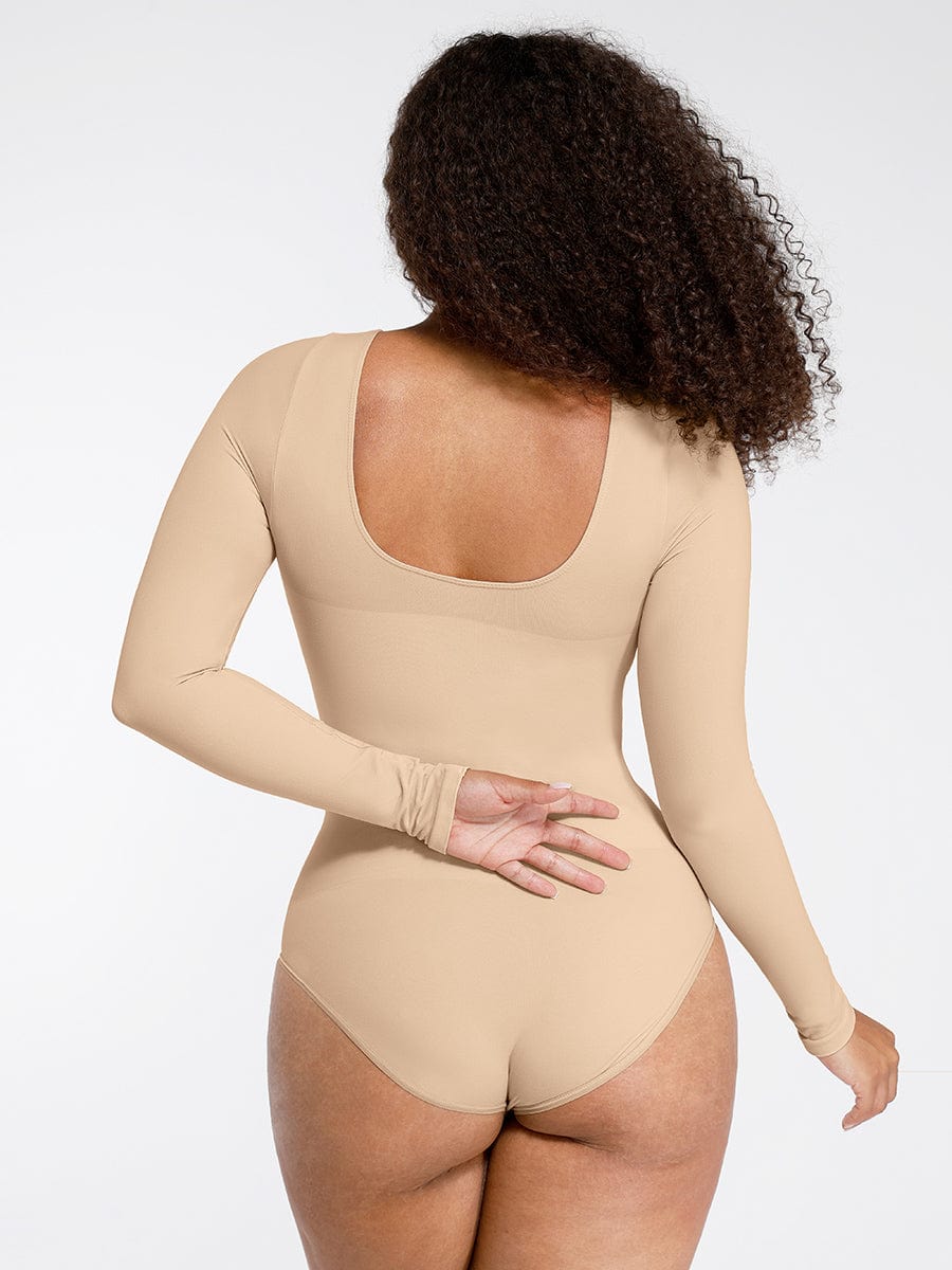 Seamless Bust Support Waist Cinching Tummy Control Bodysuit - FirmaSculpt