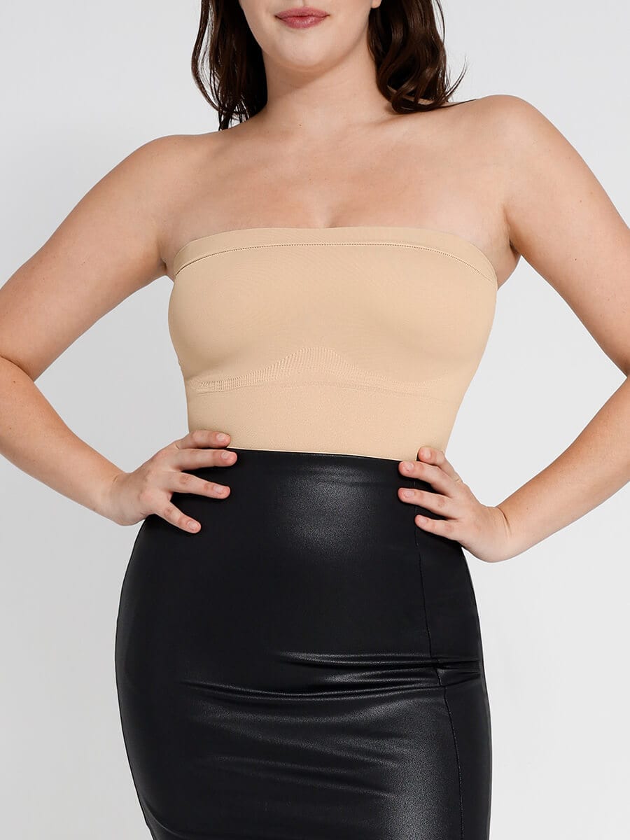 Eco-Friendly Seamless Shaping Bodysuit with Removable Straps - FirmaFlex