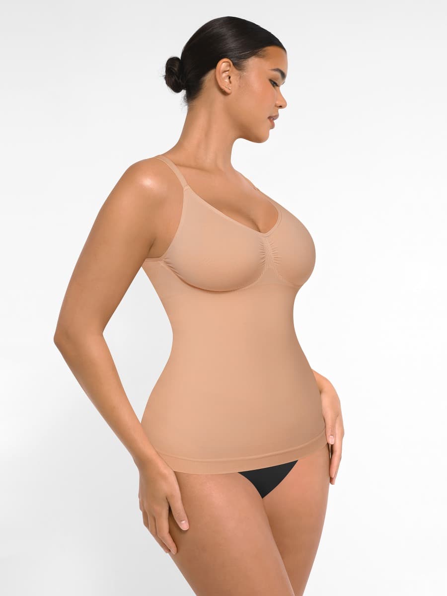 Seamless Bust Support Waist and Abdomen Control Shape Tank Top - FirmaHold