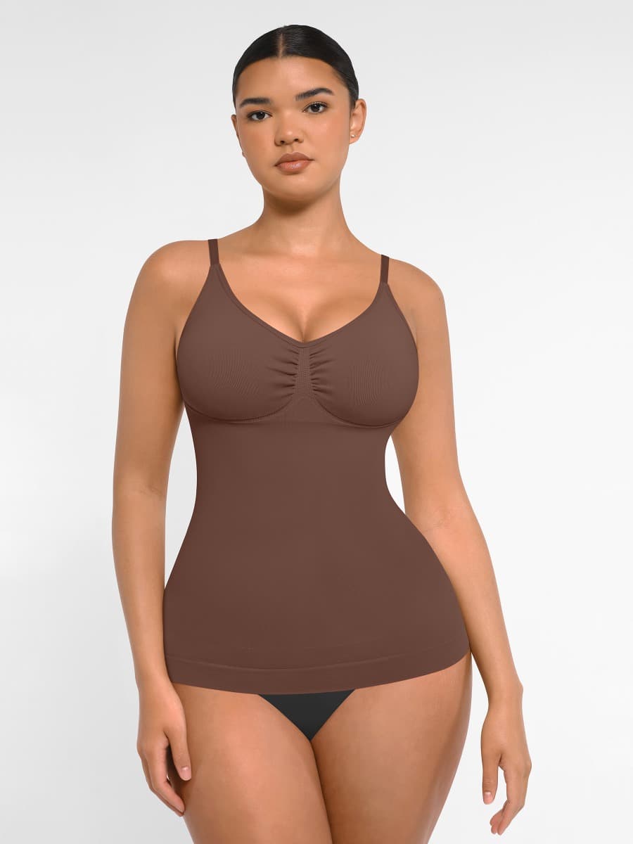 Seamless Bust Support Waist and Abdomen Control Shape Tank Top - FirmaHold