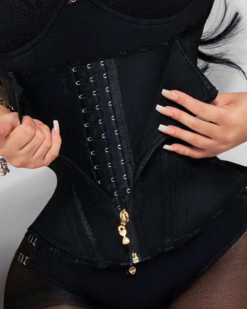 Adjustable Waist Trainer with Hooks - FirmaControl