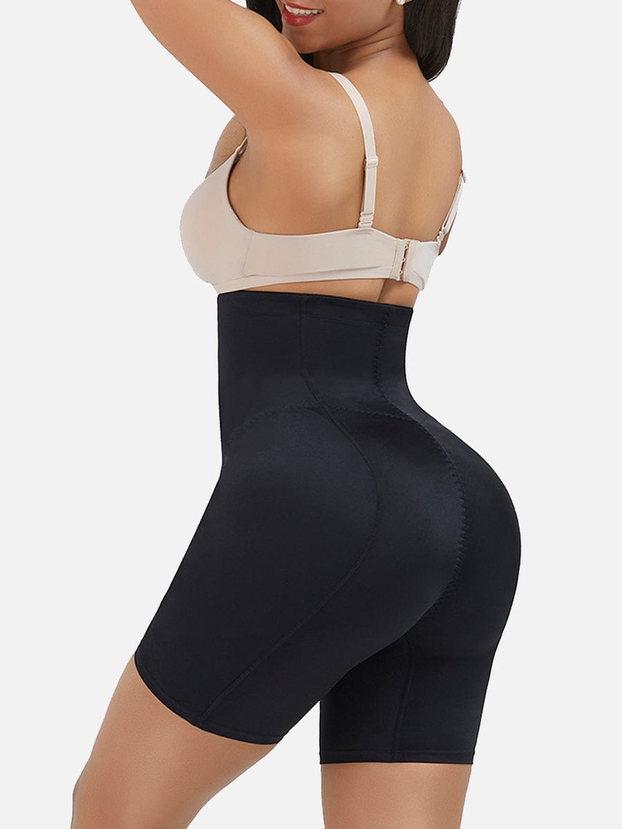 High-Waist Tummy Control Butt Lifter with Removable Hip Pads - FirmaSculpt