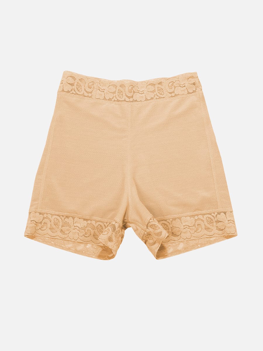 High Waist Lace Butt Enhancer Panty Curve Smoothing Fajas - FirmaLift