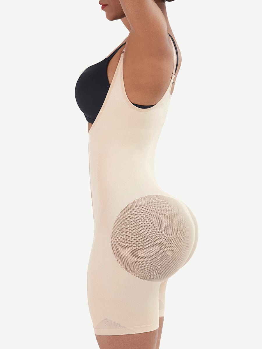 High Waist Full Body Shaper Mesh High-Compression - FirmaSculpt