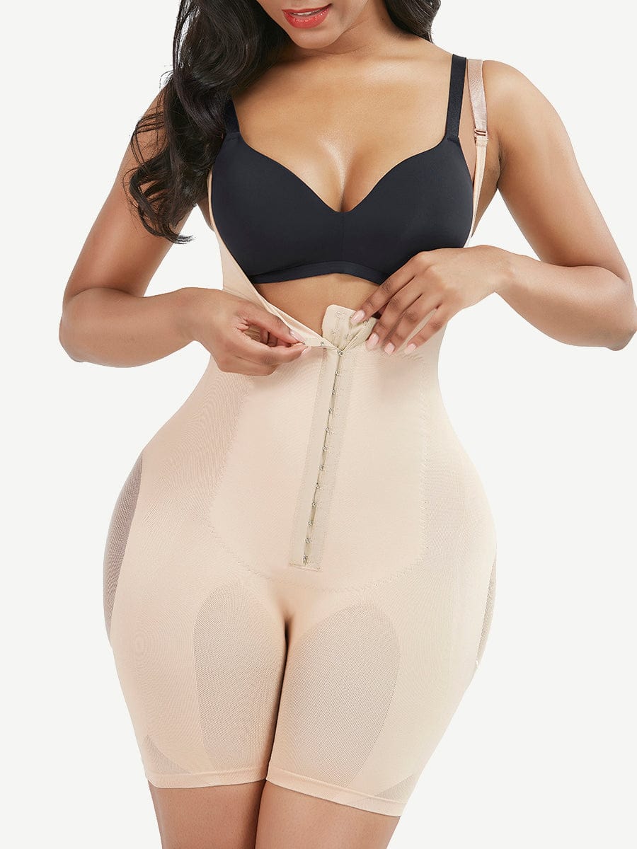 High Waist Full Body Shaper Mesh High-Compression - FirmaSculpt
