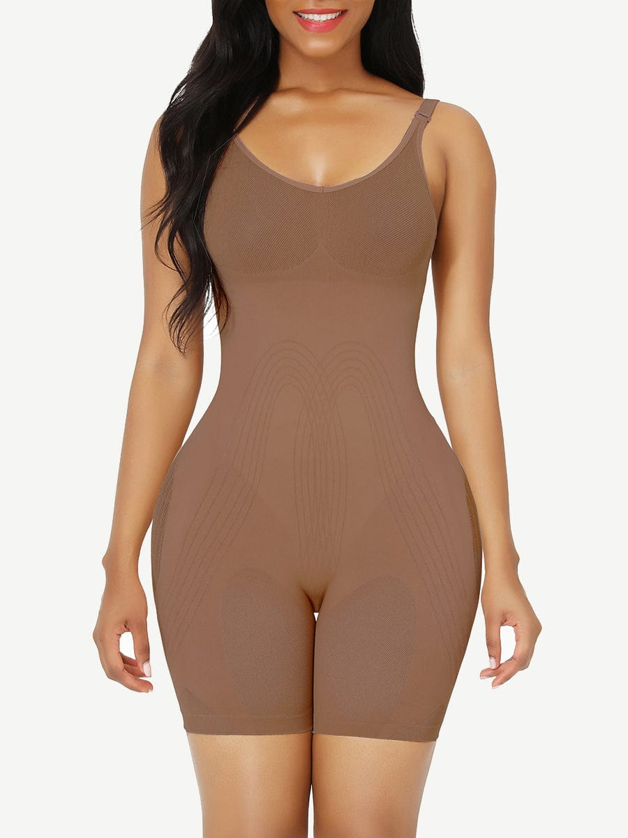 Seamless Low Back Full Body Shapewear with Happy Butt - FirmaActive