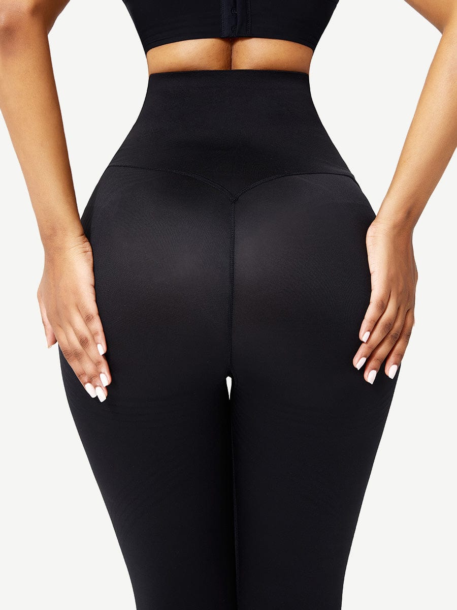 Seamless High Waist Waist Trainer Leggings Curve Smoothing - FirmaSculpt