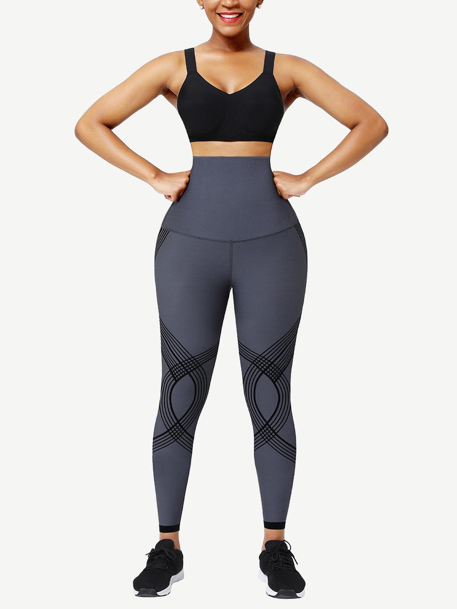 Seamless High Waist Waist Trainer Leggings Curve Smoothing - FirmaSculpt