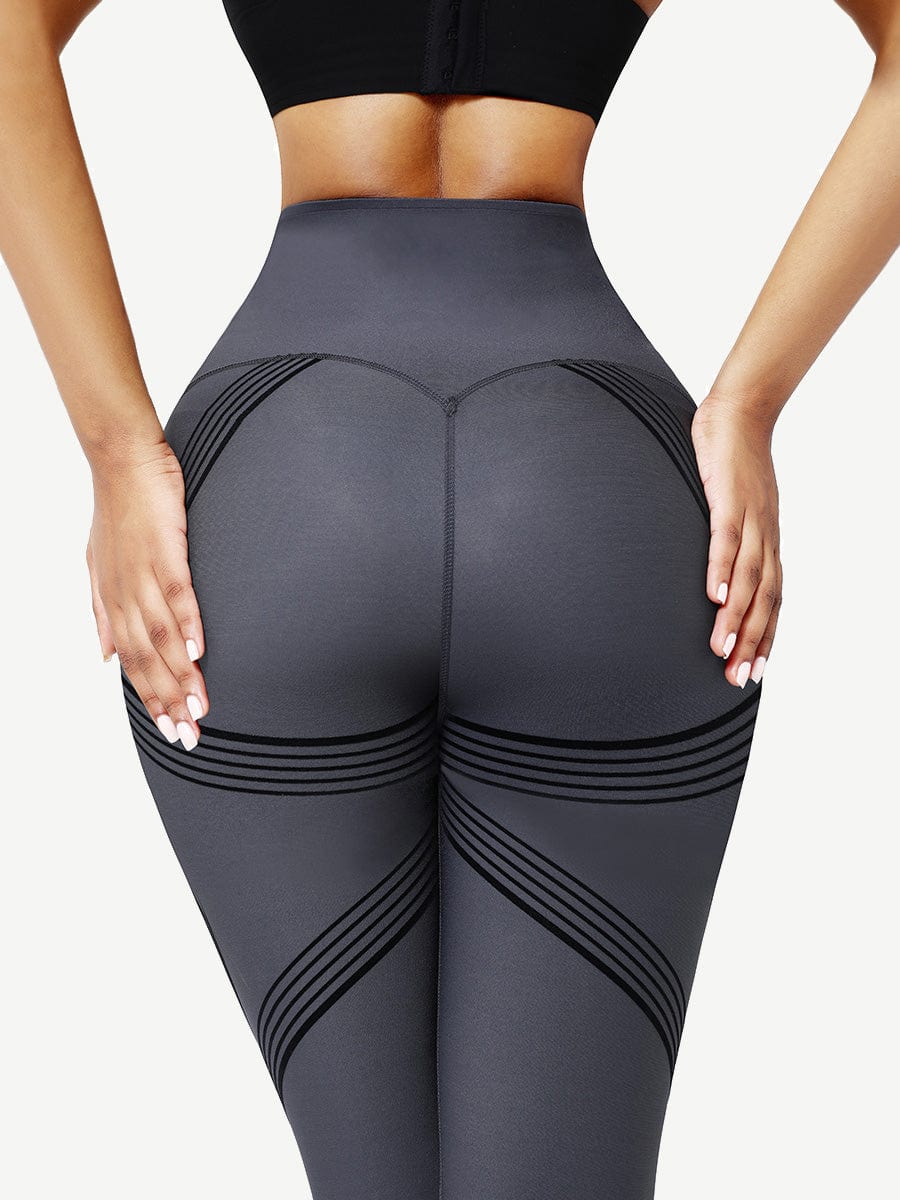 Seamless High Waist Waist Trainer Leggings Curve Smoothing - FirmaSculpt
