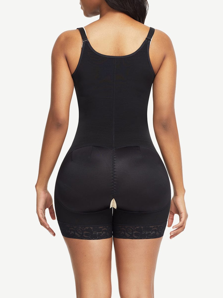 Adjustable Straps Underbust Postsurgical Body Shaper Full Body Faja - FirmaActive