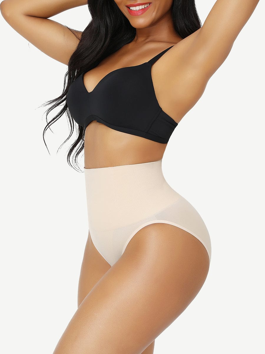 Seamless High Waist Tummy Control Panties for Instant Smooth Silhouette - FirmaSmooth