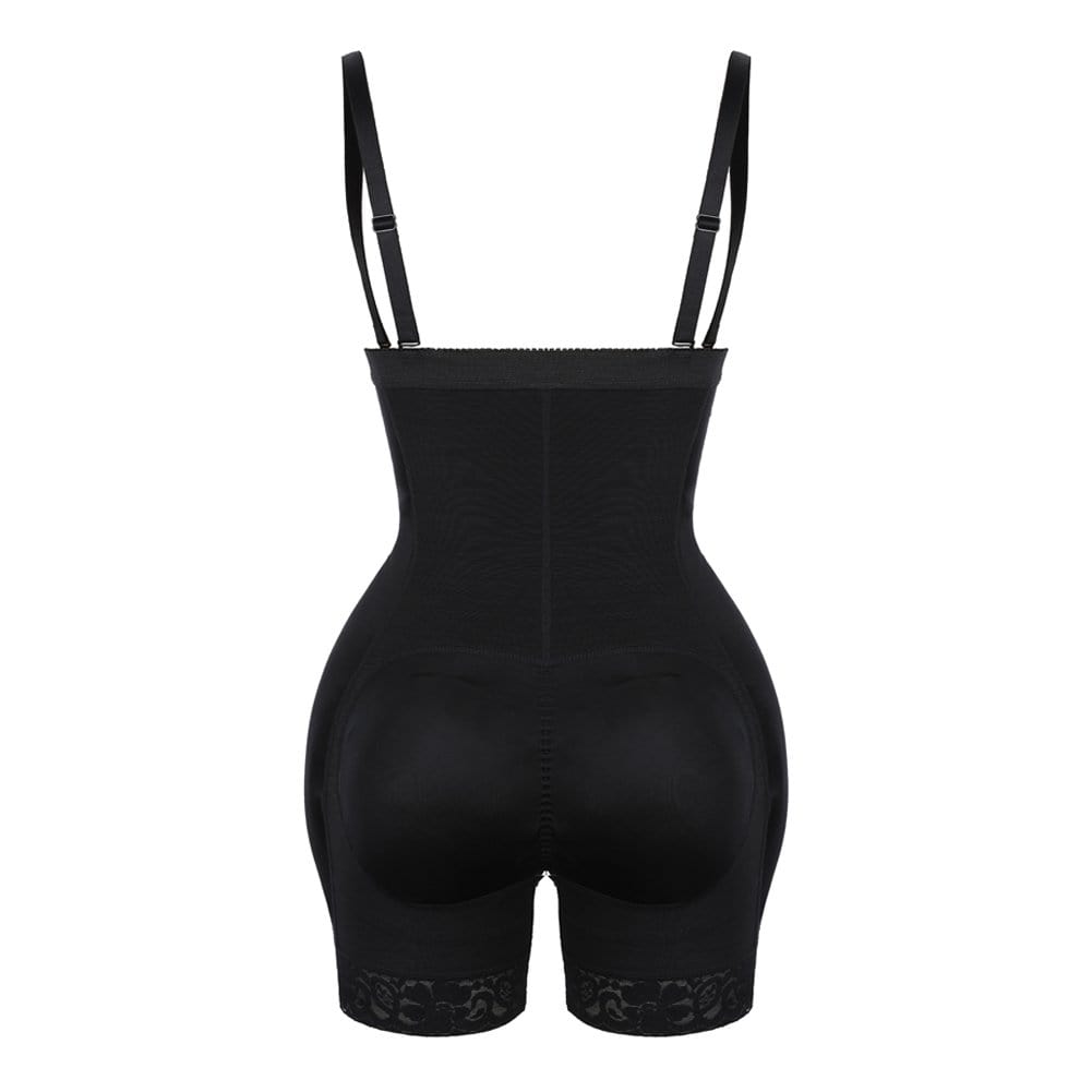 High-Waist Butt Lifter Body Shaper with Removable Hip Pads - FirmaLift