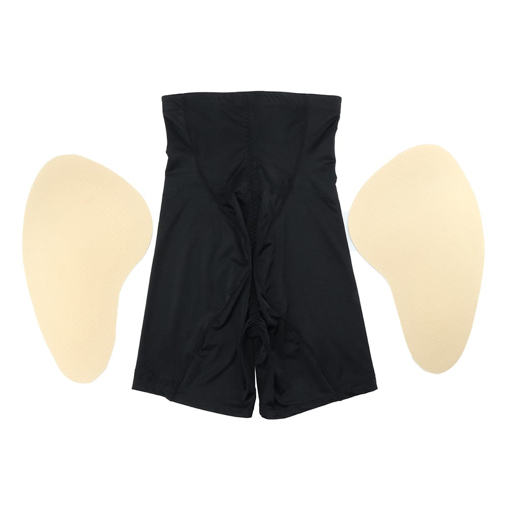 High-Waist Tummy Control Butt Lifter with Removable Hip Pads - FirmaSculpt