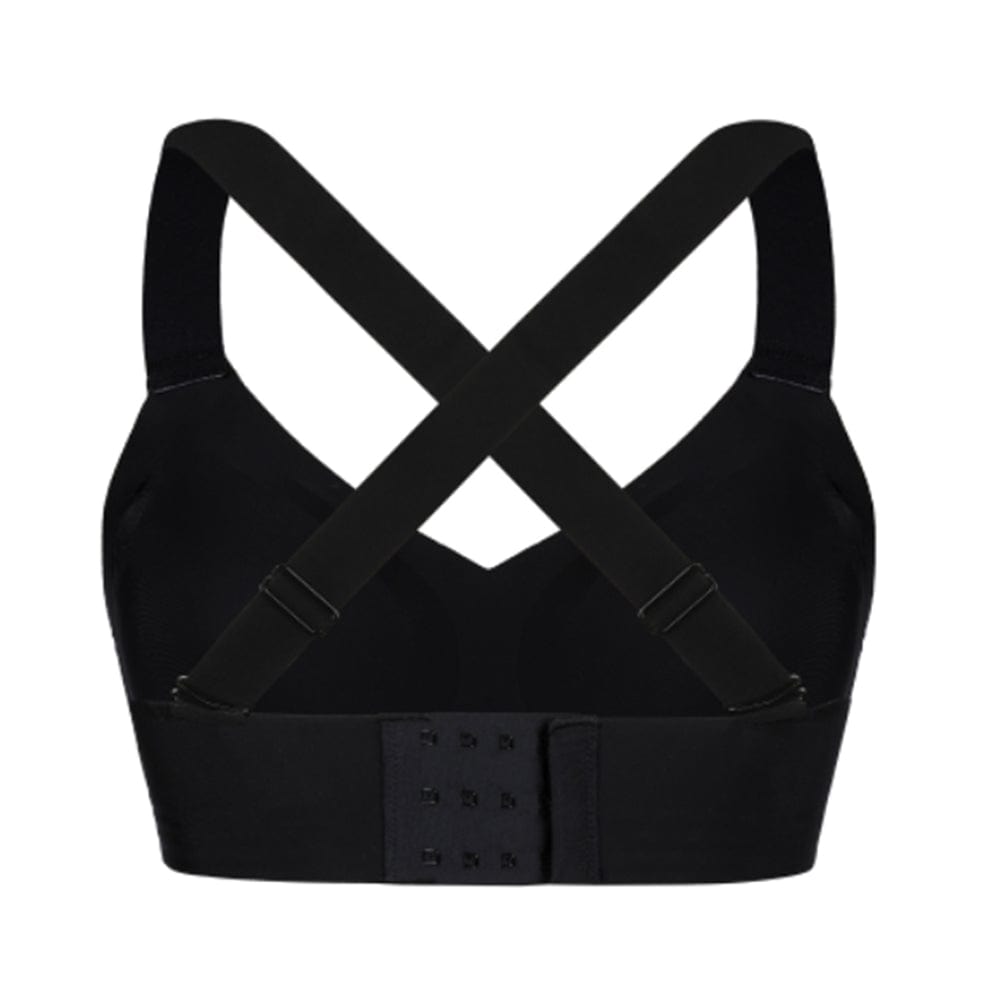 Black Seamless Shapewear Bra with Removable Pads - FirmaActive