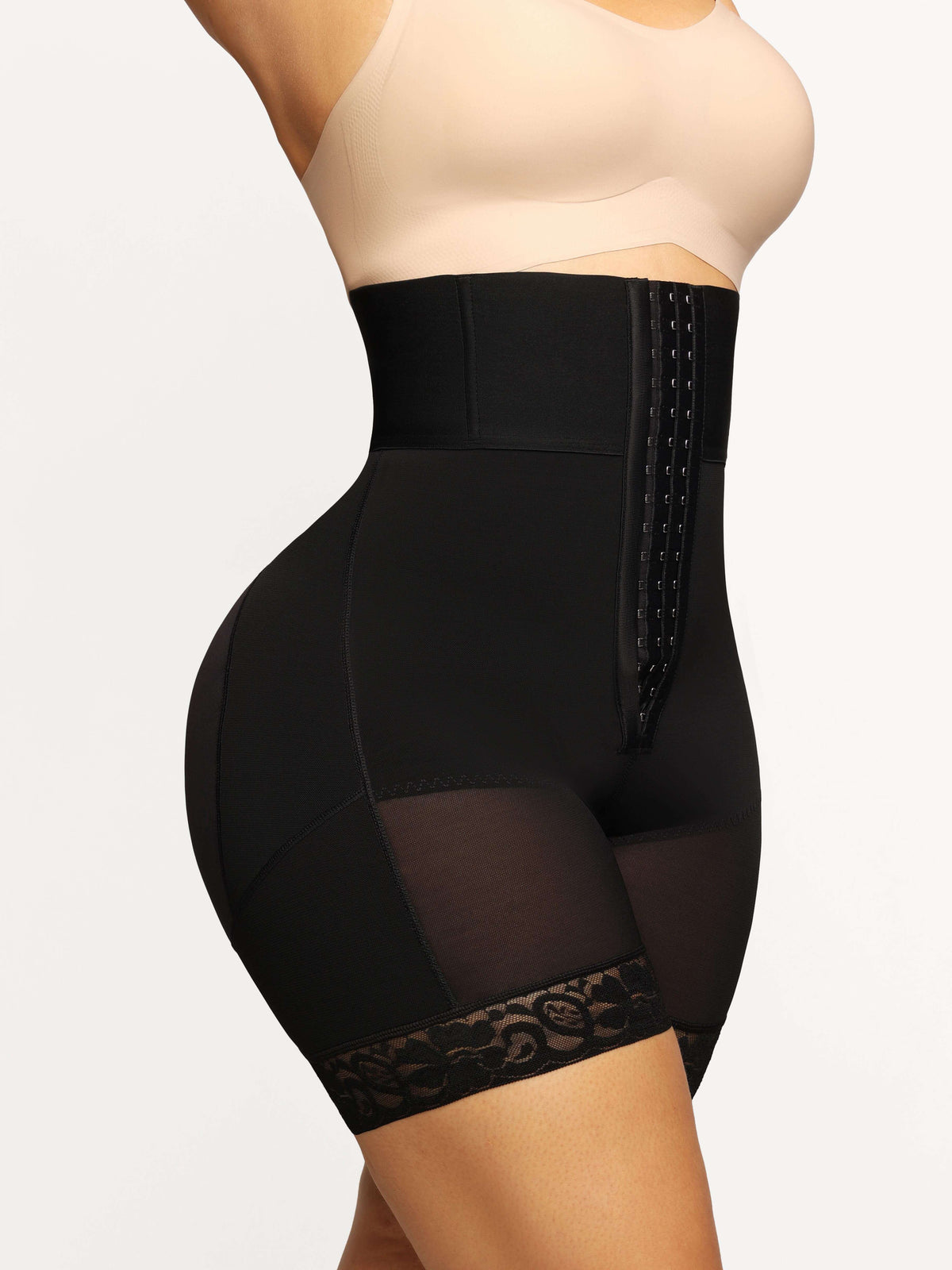3-Bones Triple-Breasted High-Waisted Elastic Body Butt Lifter Faja - FirmaLift